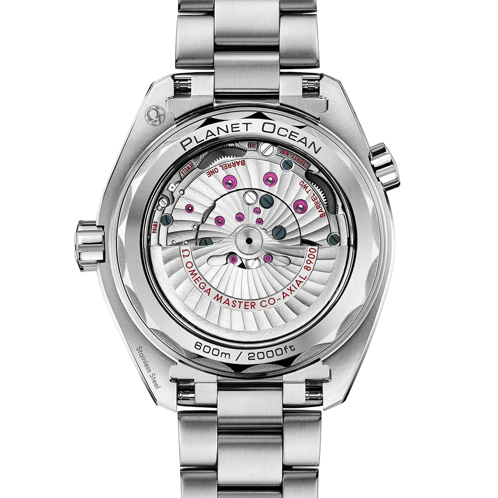 Seamaster Planet Ocean 600m White Dial & Orange Bezel Bracelet Watch