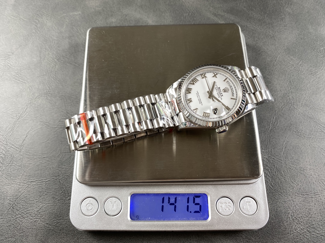 Rolex Day Date 36 White Dial Platinum President Bracelet m128236 0017