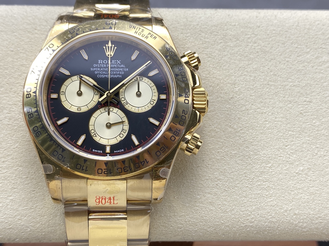 Rolex Daytona 126508 0002 Two Tone Black Dial Replica Watch