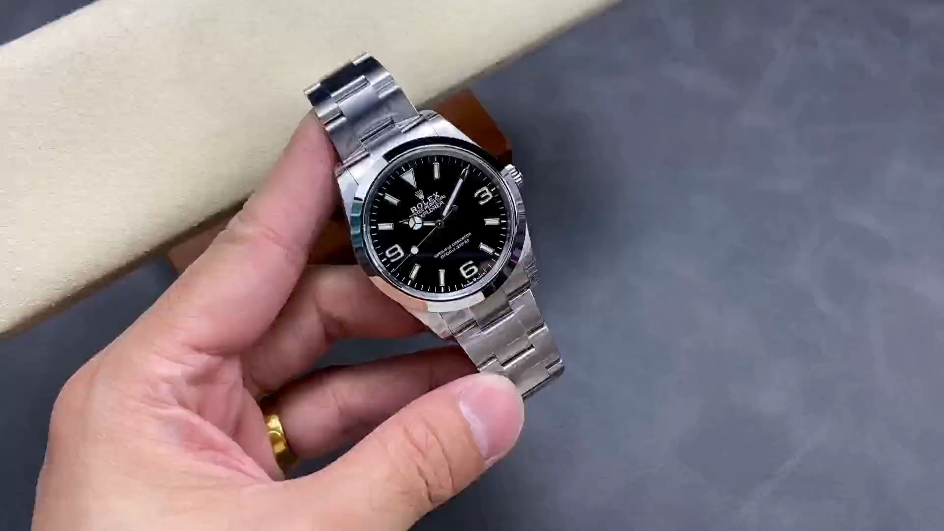 Rolex Explorer SRL156 14270 Stainless Steel Black Dial 36MM Mens Replica Watch