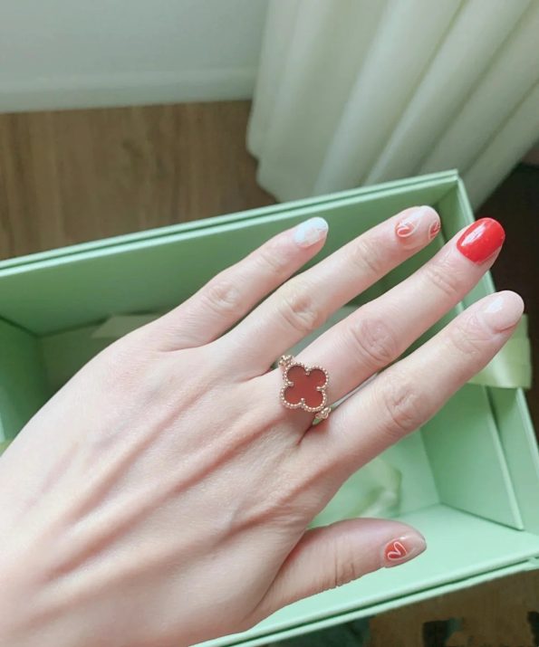 Van Cleef Clover Ring Dupe