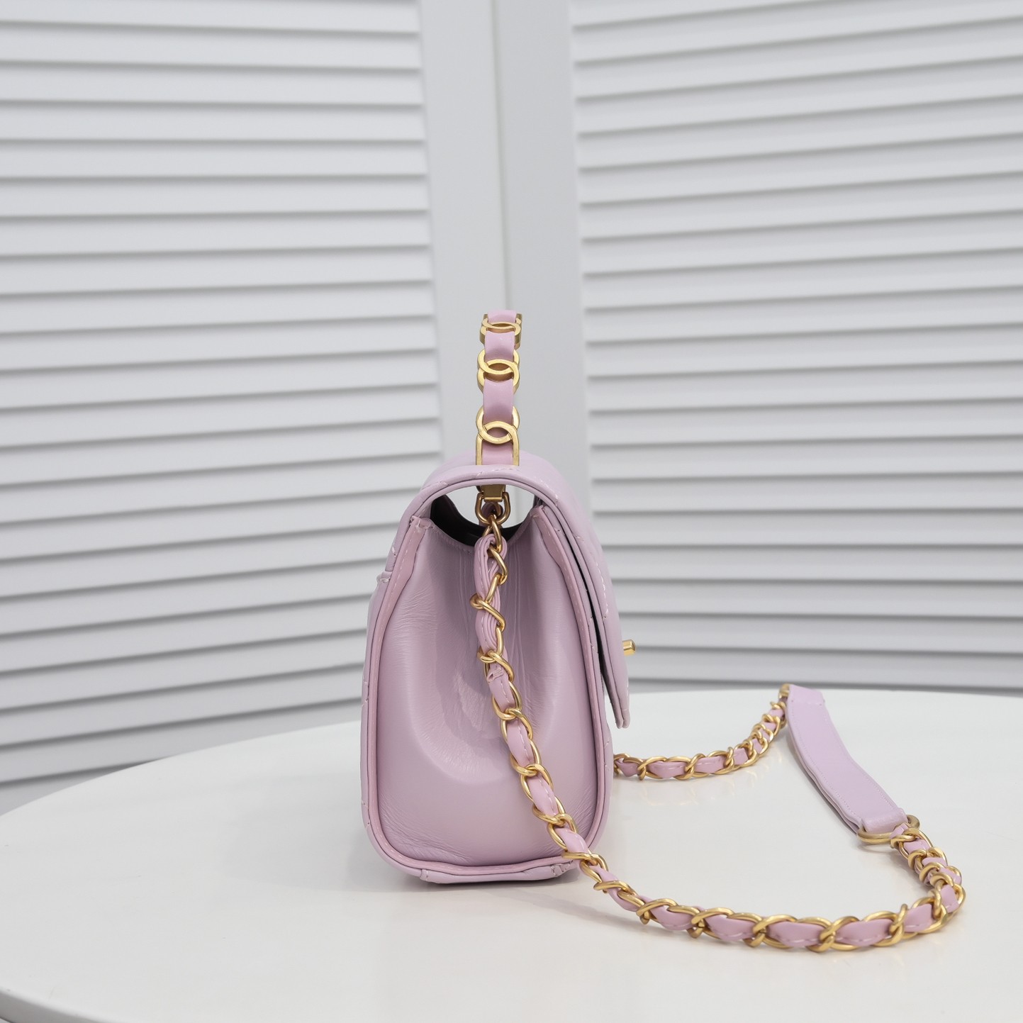 Chanel Handle Double C Shoulder Bag Handbag