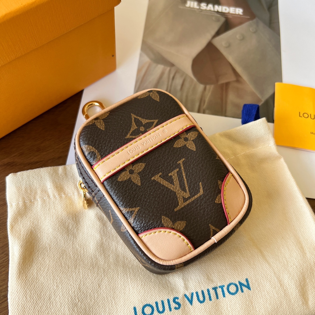 Louis Vuitton Micro Bag Leather Keychain Pendant Accessories