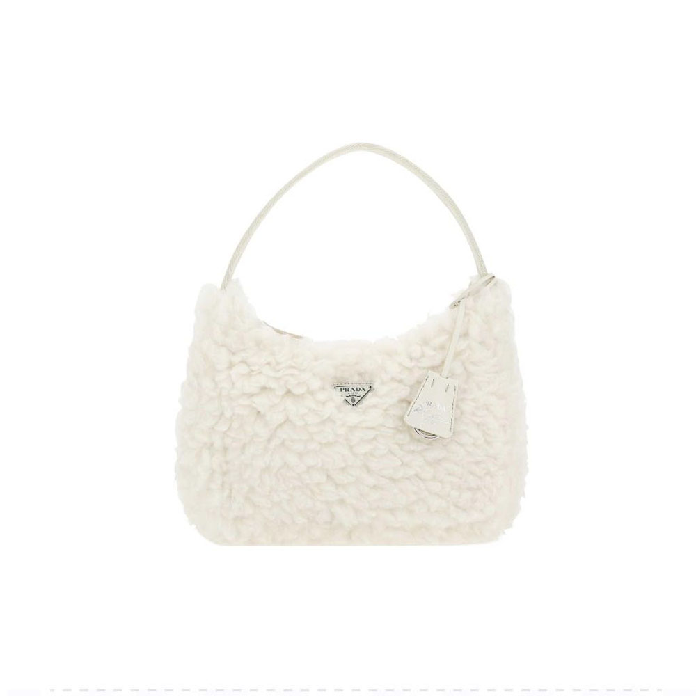 Prada Wool & Cashmere Handbag Shoulder Bag (Replica)