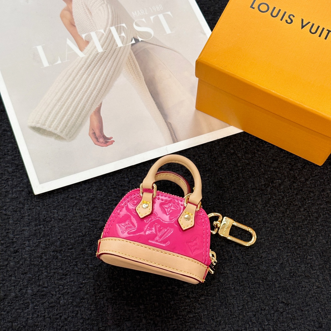 Louis Vuitton Micro Bag Leather Keychain Pendant Accessories