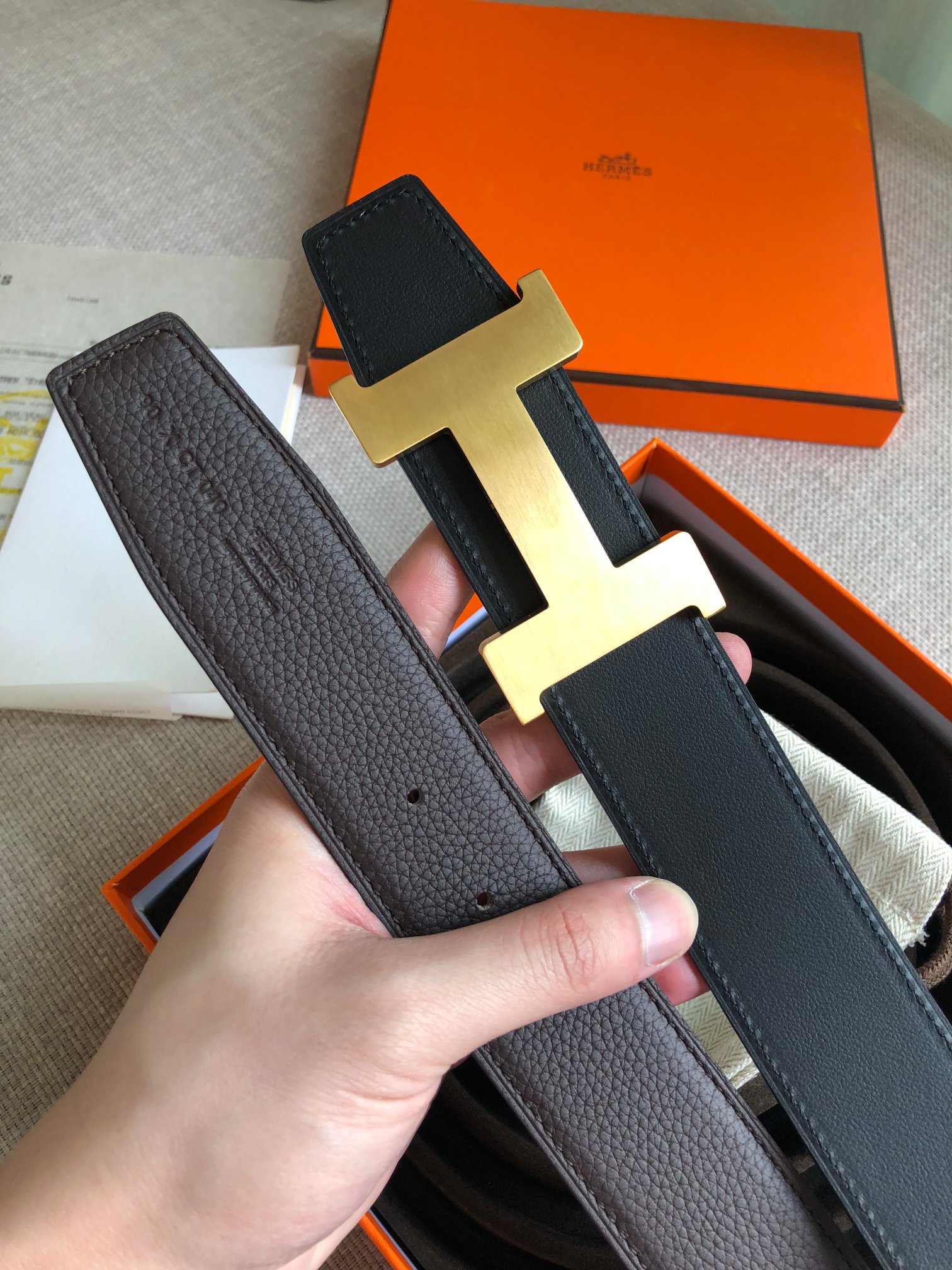 Hermes Leather Belts 1:1 Mirror Version
