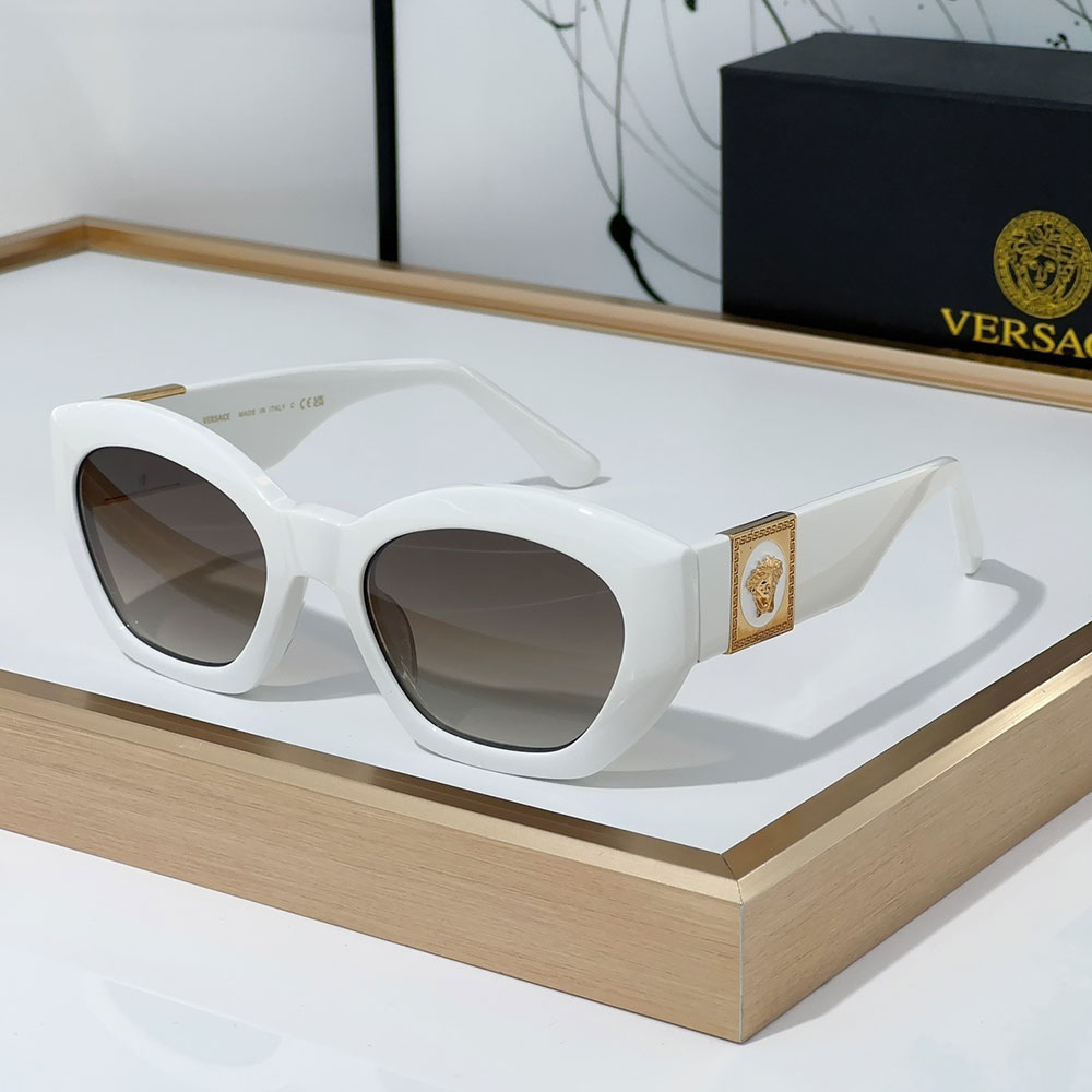 Versace Mirror leg Logo Plate Frame Sunglasses Top Quality锛�Replica锛�