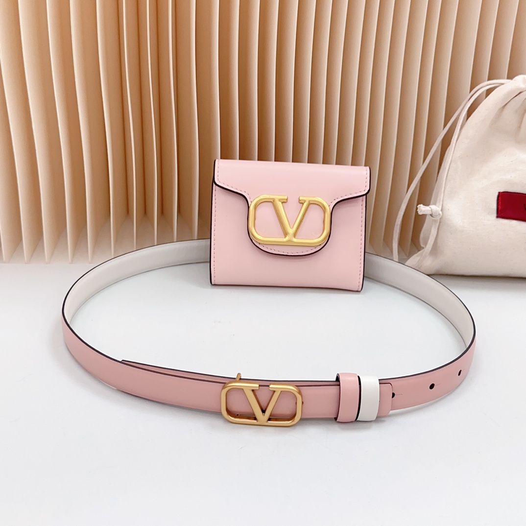 Valentino Leather Belts 1:1 Mirror Version