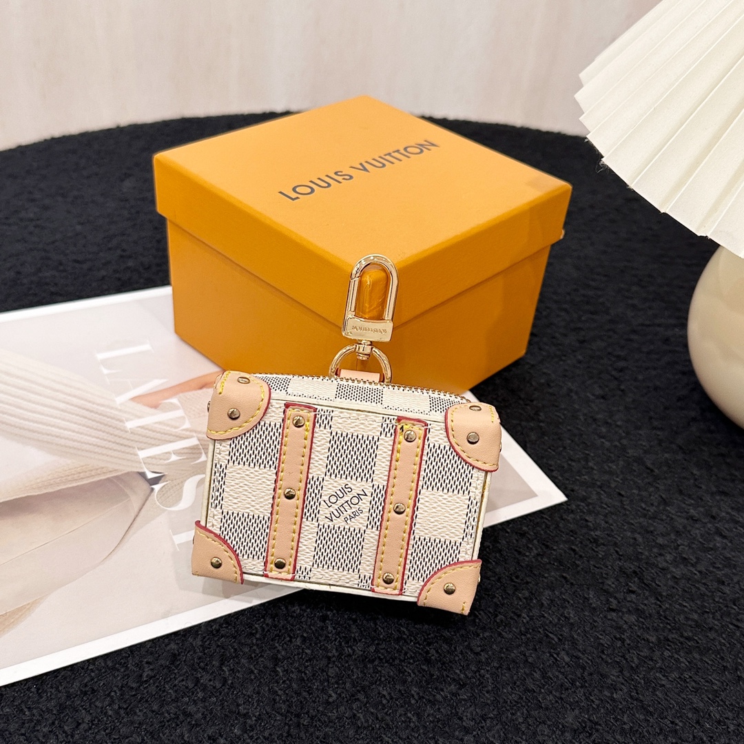 Louis Vuitton Micro Bag Leather Keychain Pendant Accessories