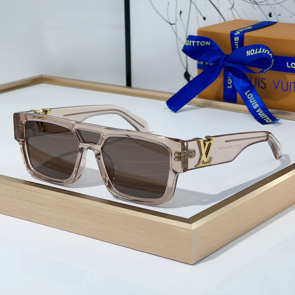 Louis Vuitton LV Mirror leg Logo sunglasses Top quality 锛�Replica锛�