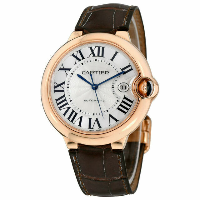 Cartier Ballon Bleu 42 mm 18K Rose Gold Men��s Watch, W6900651