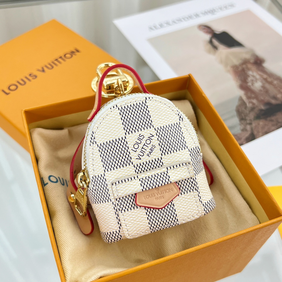 Louis Vuitton Micro Bag Leather Keychain Pendant Accessories