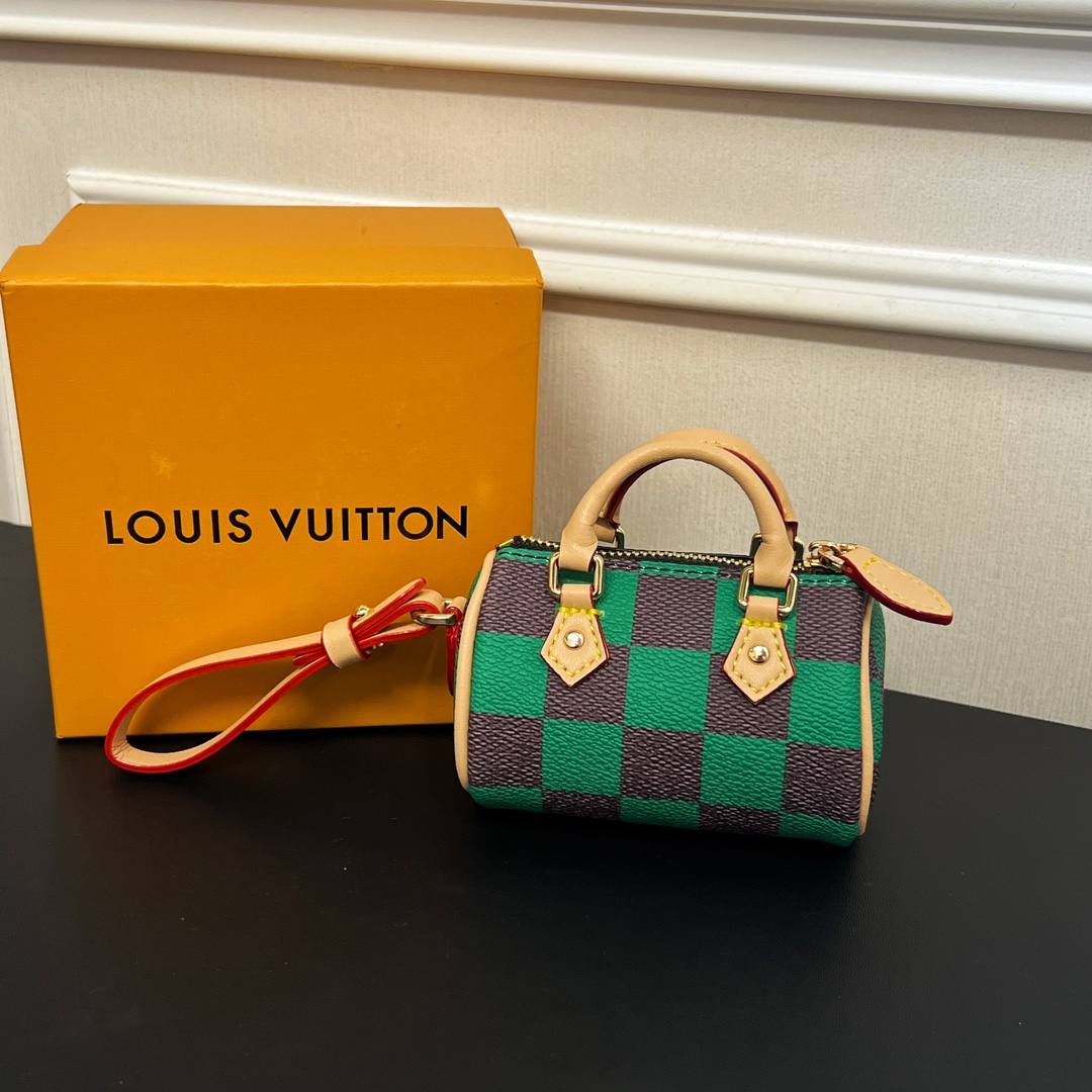 Louis Vuitton Micro Bag Leather Keychain Pendant Accessories