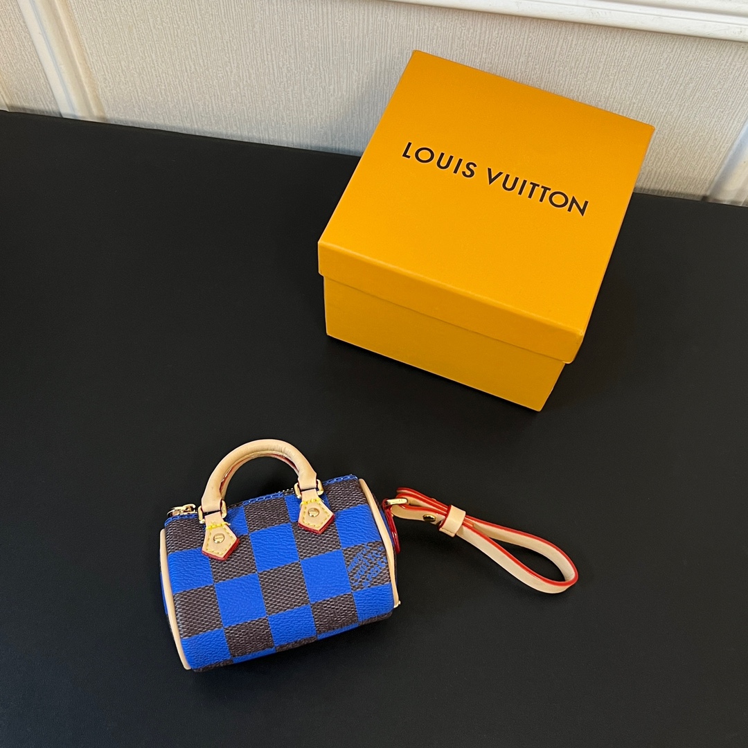 Louis Vuitton Micro Bag Leather Keychain Pendant Accessories