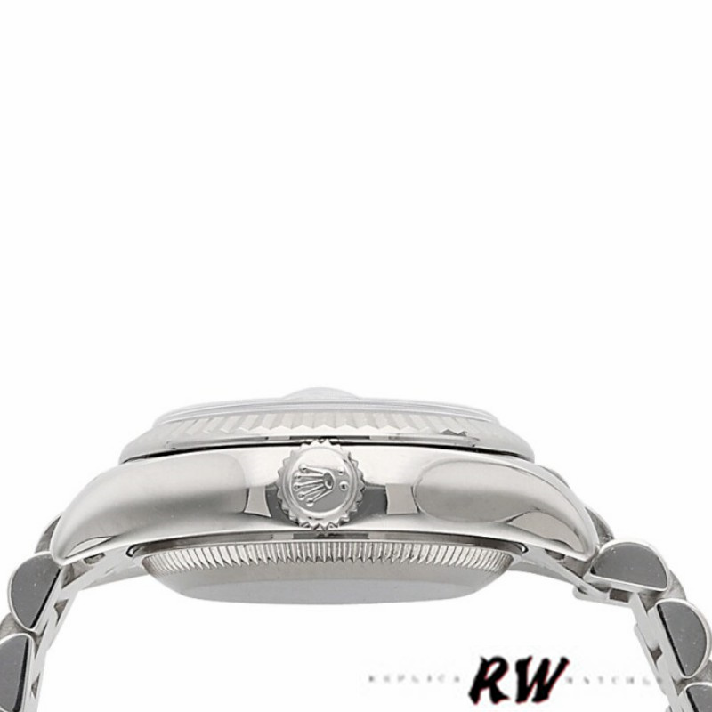 Rolex Datejust m178274 Black Diamond Dial Fluted Bezel 31MM Lady Replica Watch