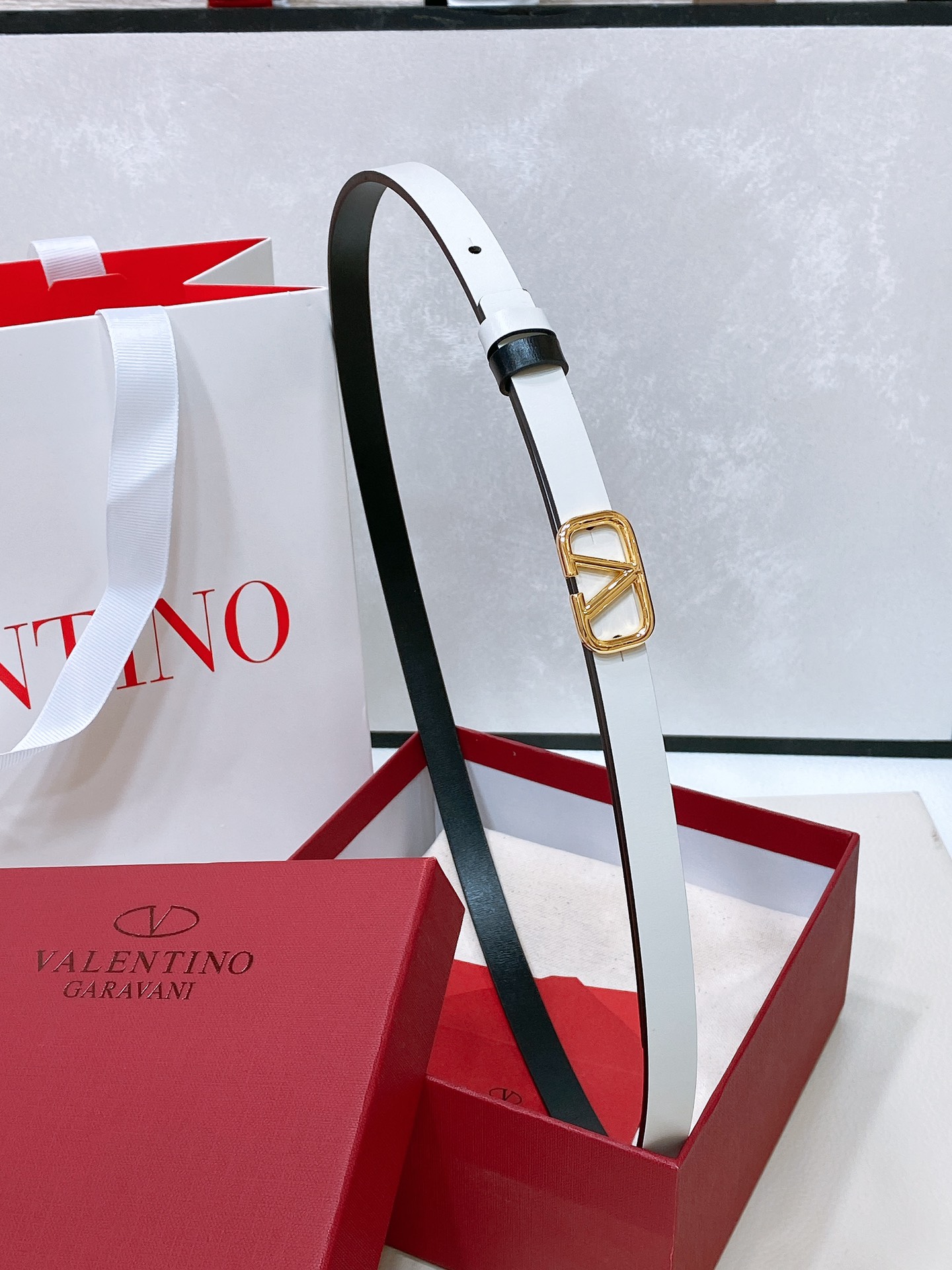 Valentino Leather Belts 1:1 Mirror Version