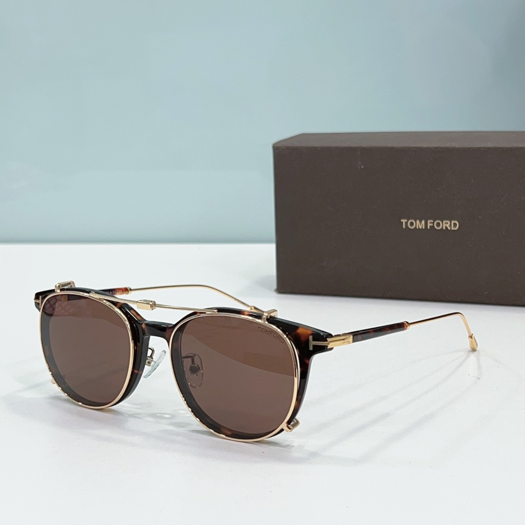 Tom Ford Round Metal Thin Frame Sunglasses Top Quality锛�Replica锛�