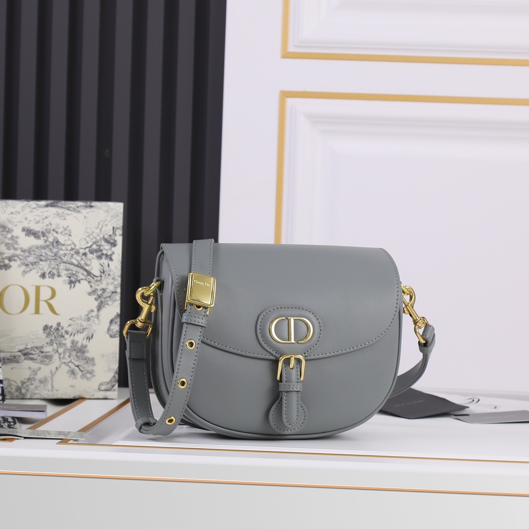Medium Dior Bobby bag Grey CD-2011 XB081 22cm