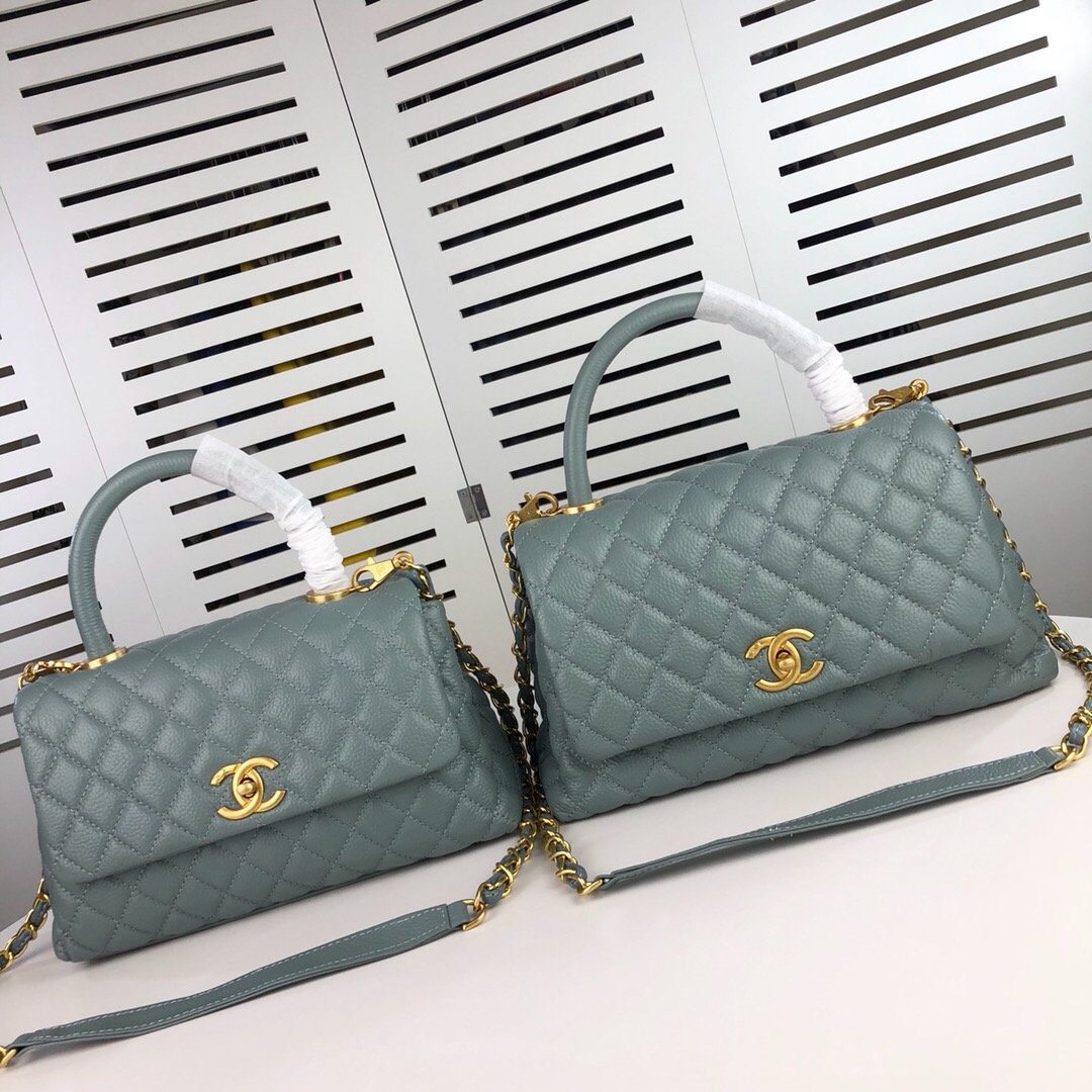Chanel Haze Blue Medium Shoulder Bag Handbag