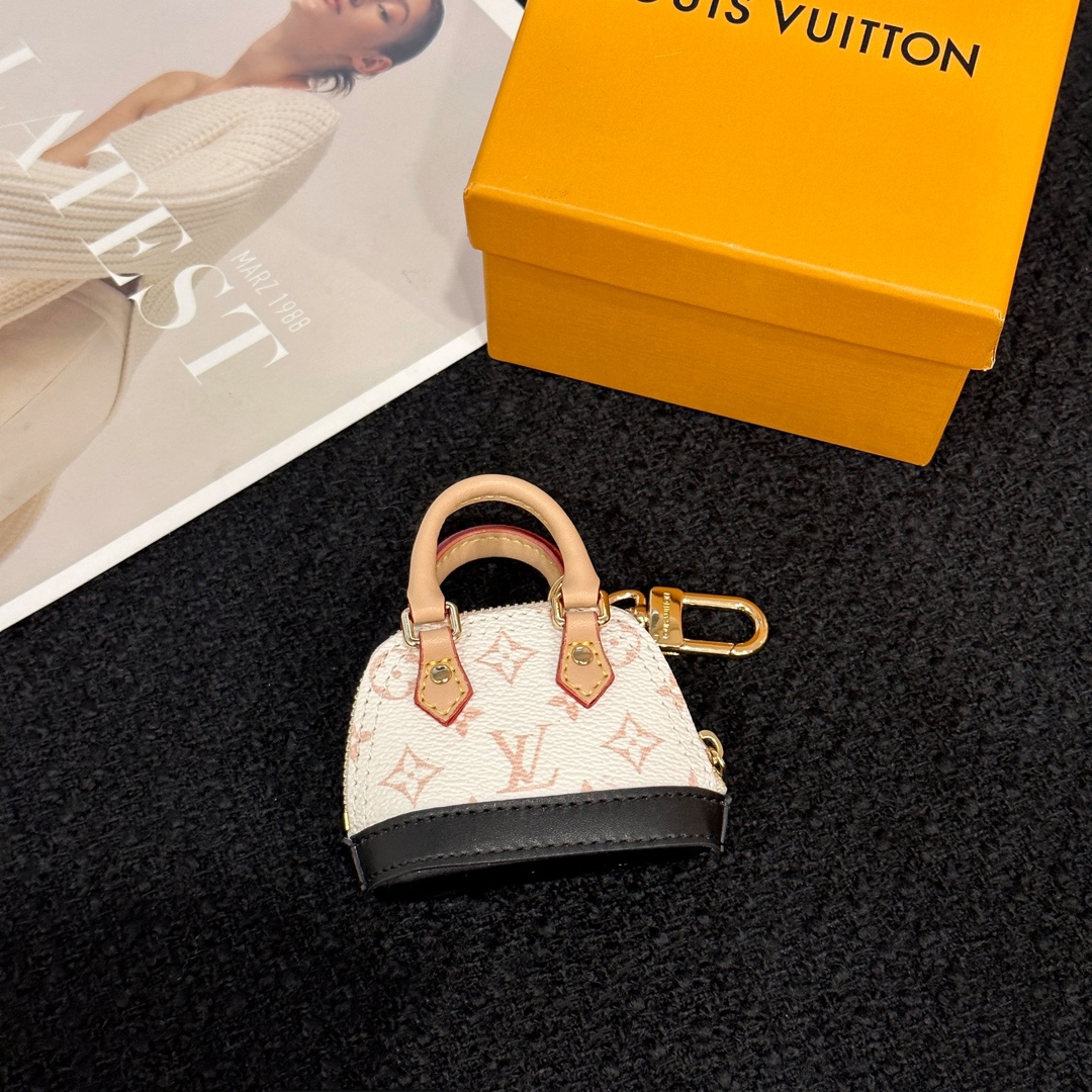 Louis Vuitton Micro Bag Leather Keychain Pendant Accessories
