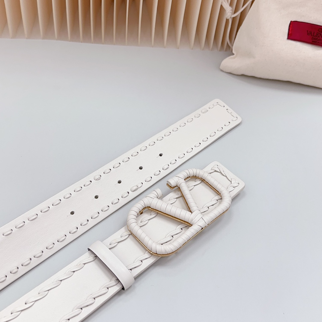 Valentino Leather Belts 1:1 Mirror Version