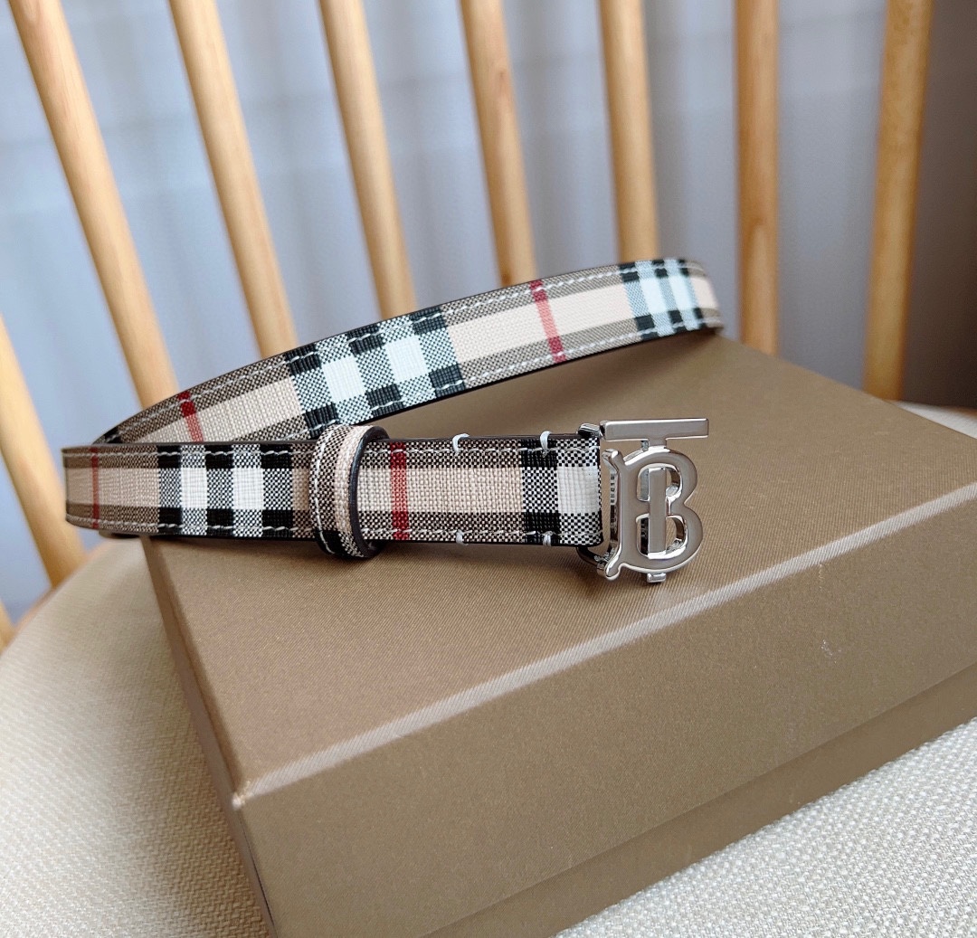 Burberry Leather Belts 1:1 Mirror Version