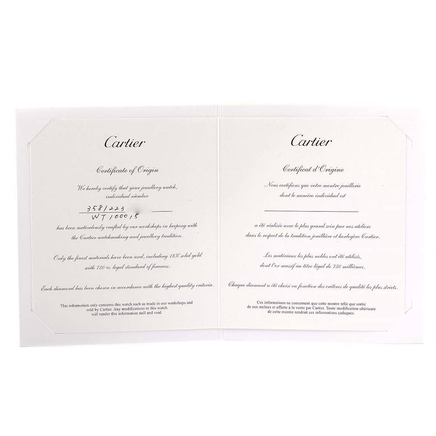 CARTIER Tank Anglaise 30.2mm