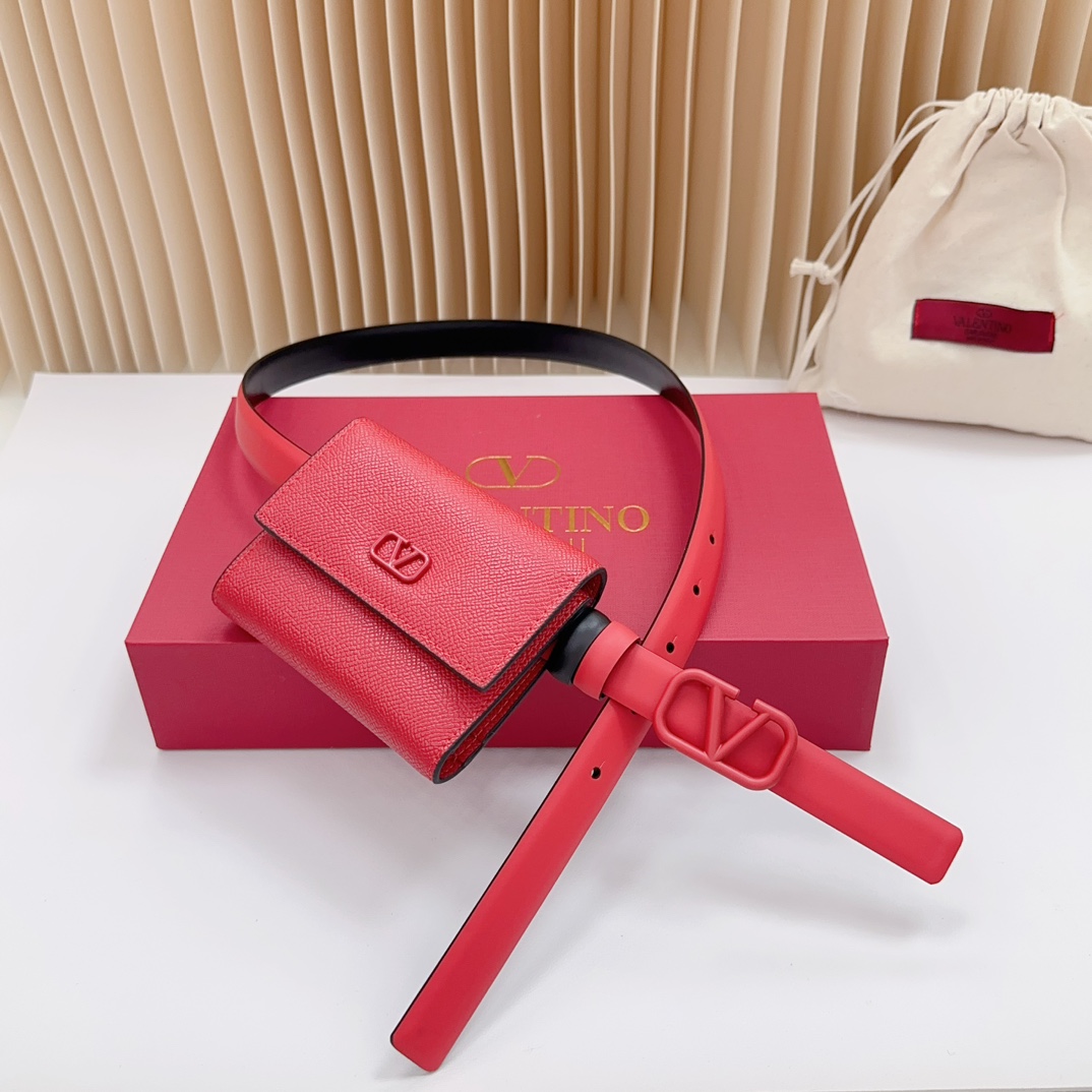 Valentino Leather Belts 1:1 Mirror Version
