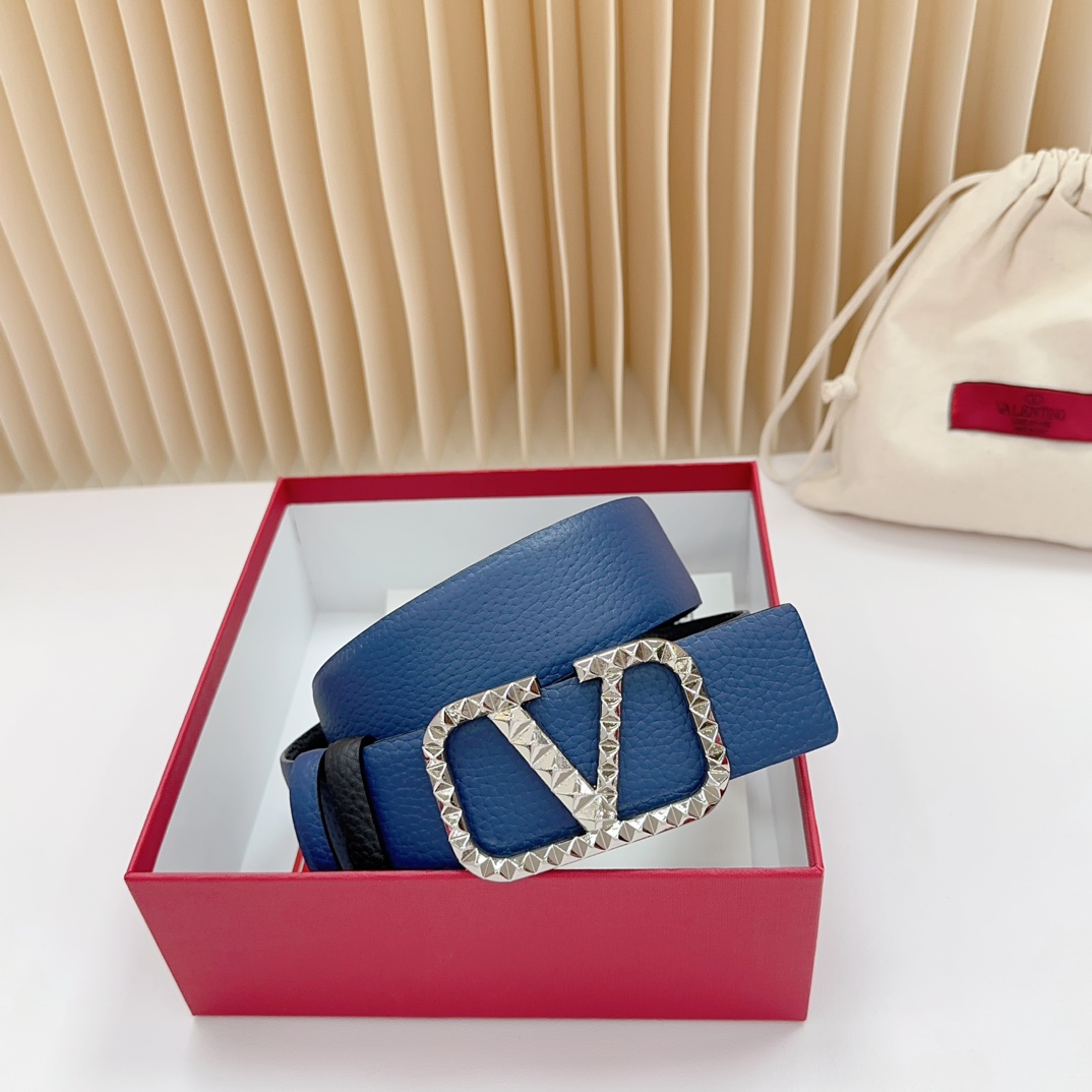 Valentino Leather Belts 1:1 Mirror Version