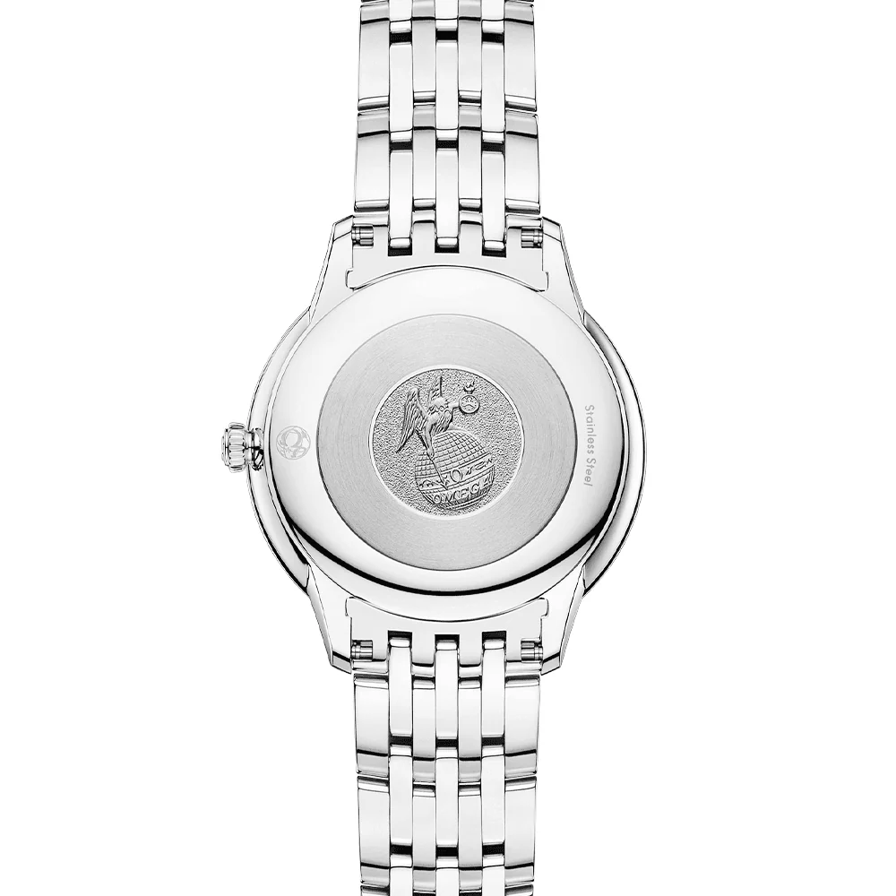 De Ville Prestige 30mm White Mother of Pearl Dial Bracelet Watch