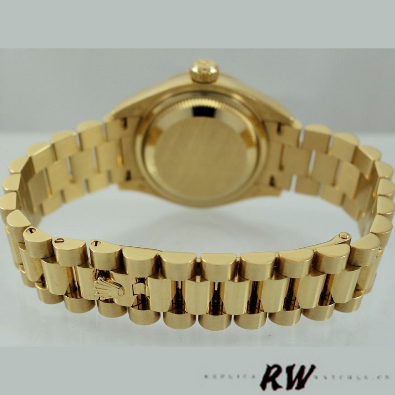 Rolex Datejust 279178 Diamond Pave Dial Fluted Bezel 28mm Lady Replica Watch