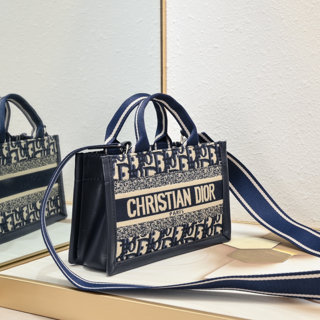 Dior Mini Book Tote Maria Grazia Chiuri design Shoulder Bag Handbag
