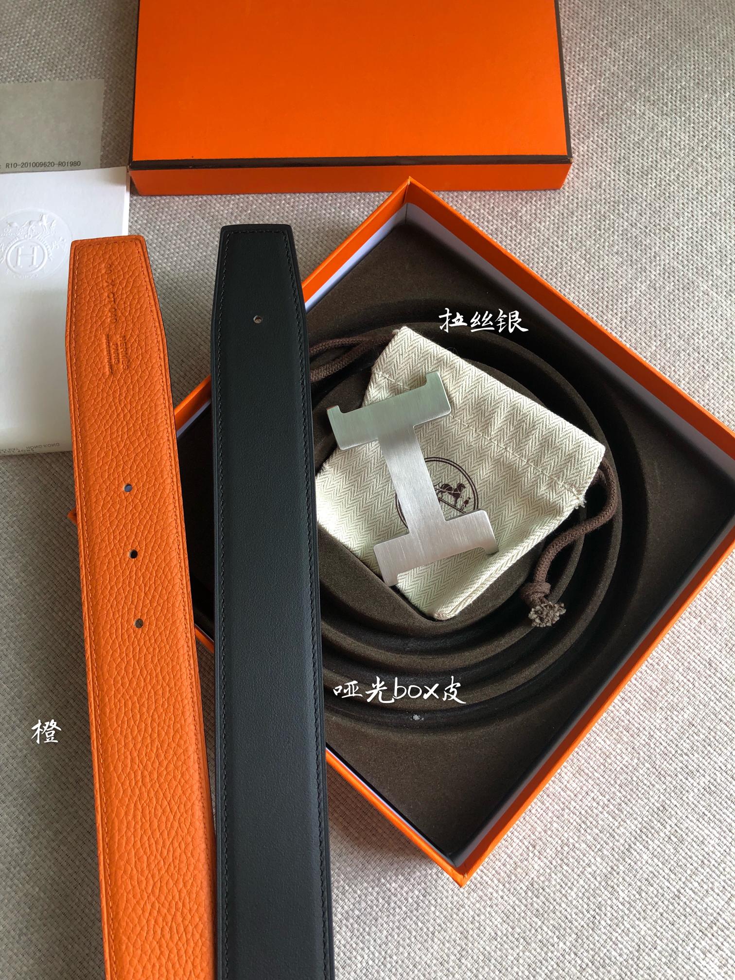 Hermes Leather Belts 1:1 Mirror Version