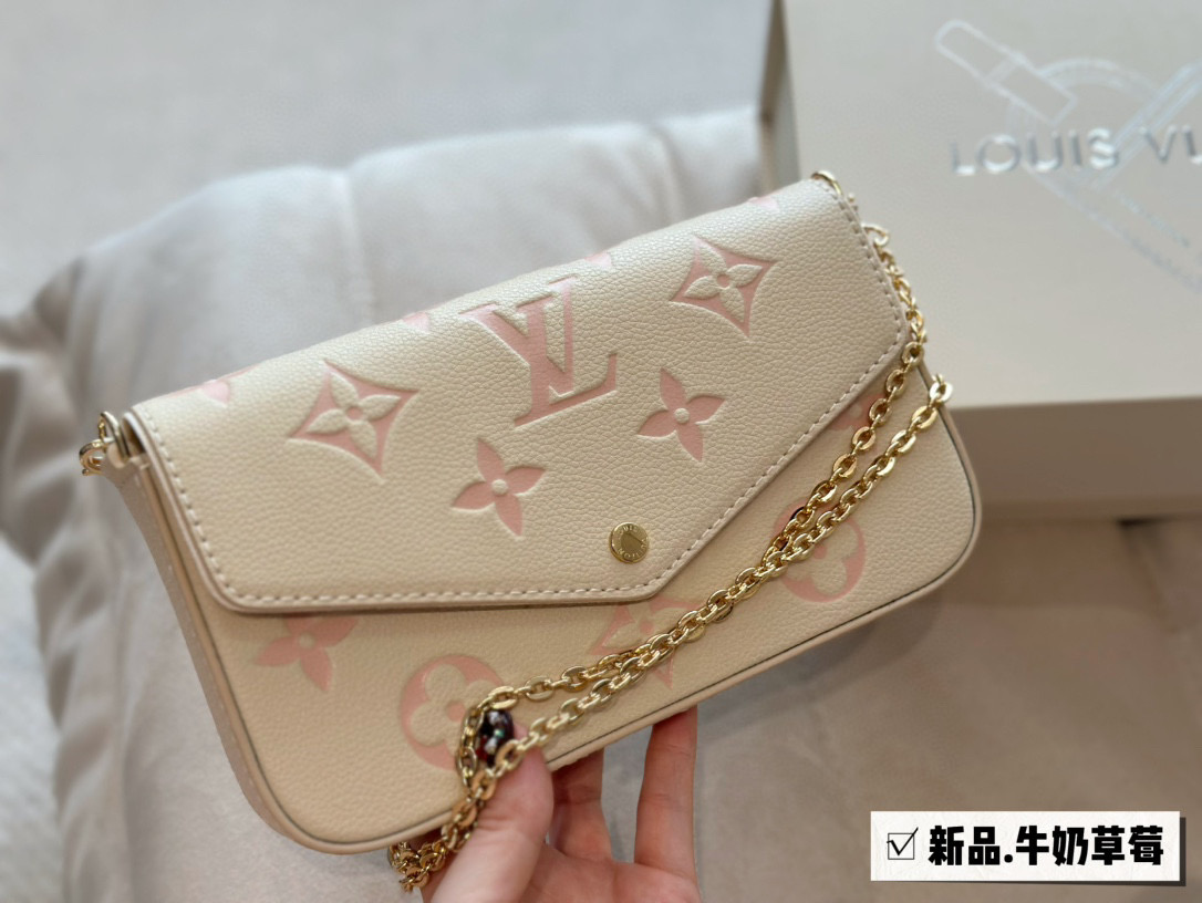 LV Pochette F茅licie Bag 067 DB071 21cm