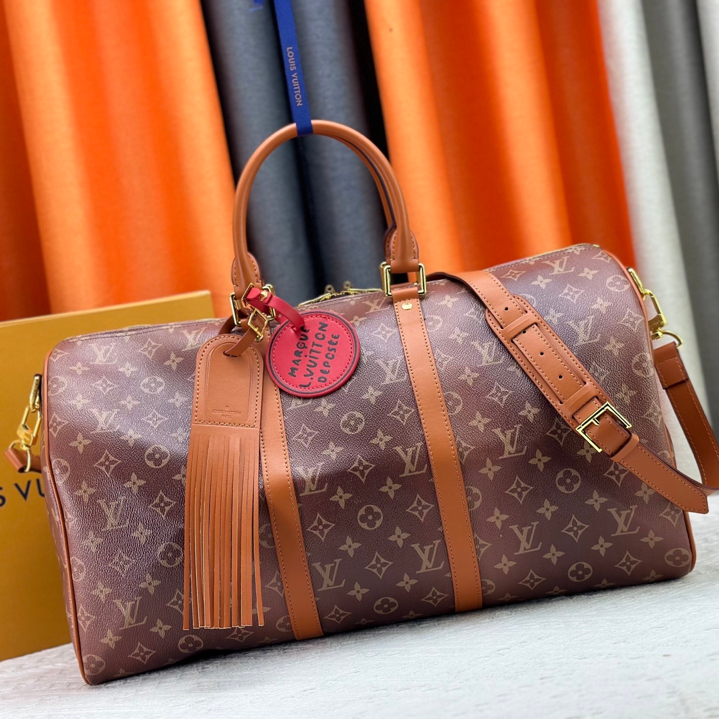 Louis Vuitton Keepall Bandouli猫re 50 travel bag