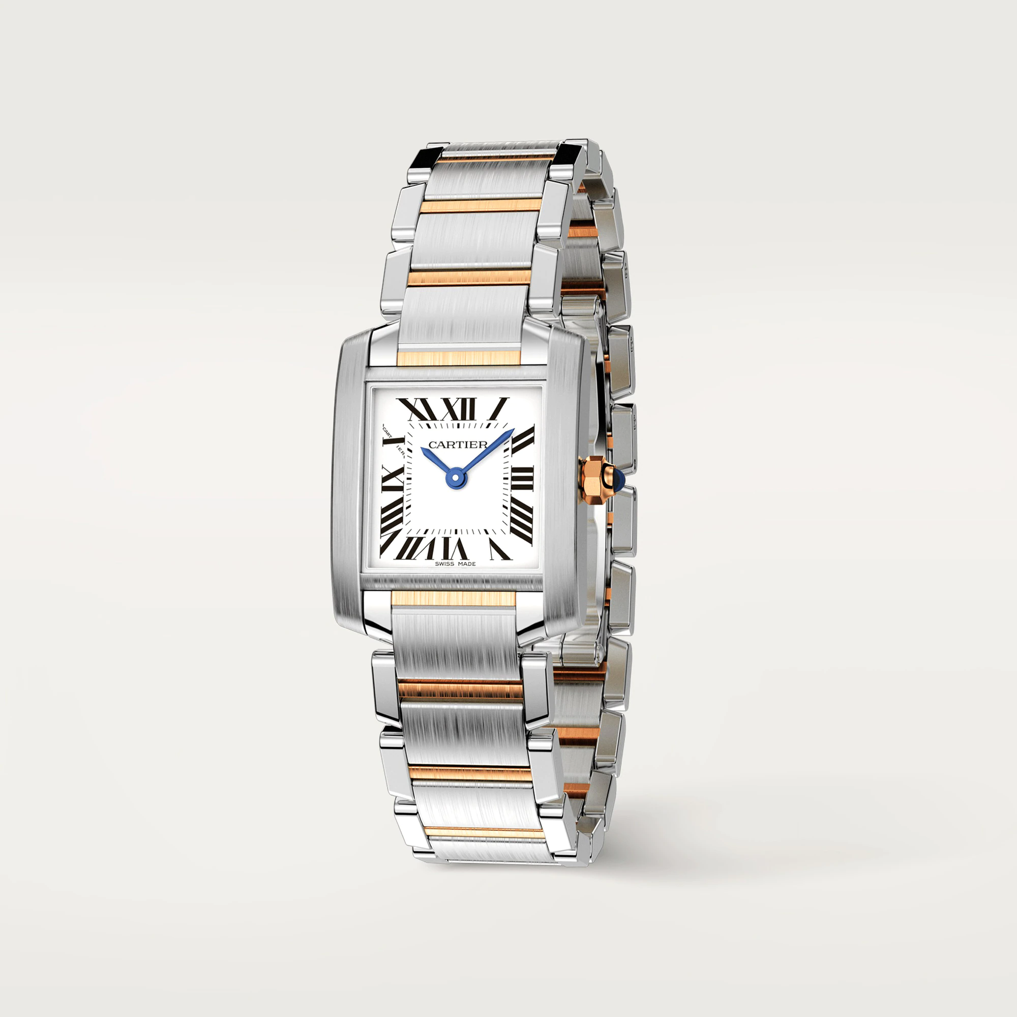 Cartier Tank Stainless steel & Yellow Gold Lady��s Watch, W51007Q4