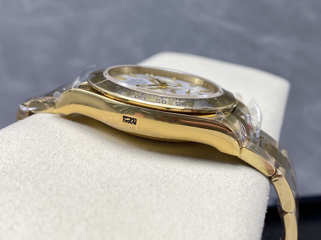 Rolex Daytona 126508 0001 18K Yellow gold White Dial Replica Watch