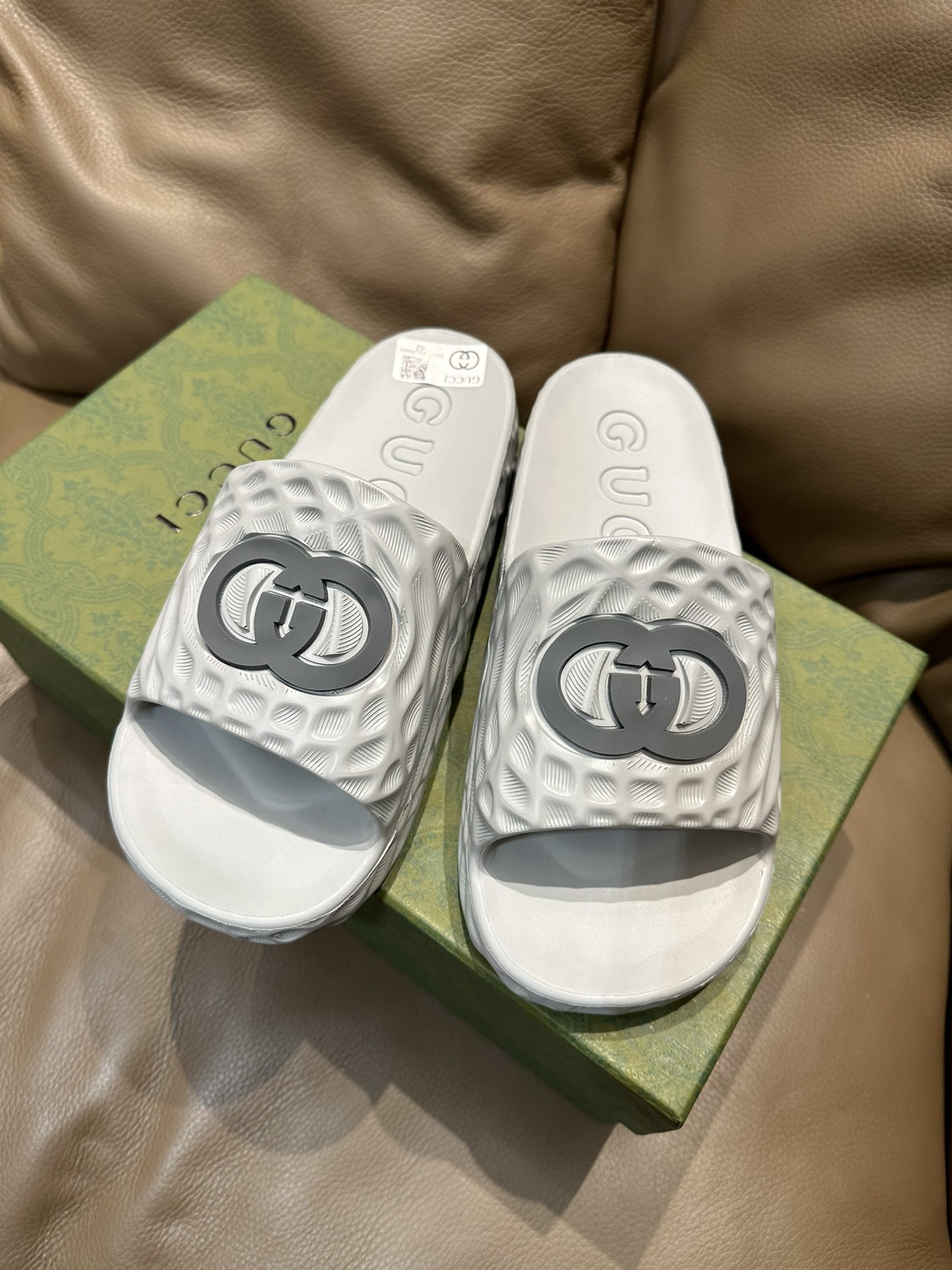 Gucci Shoes Double G slippers for couples