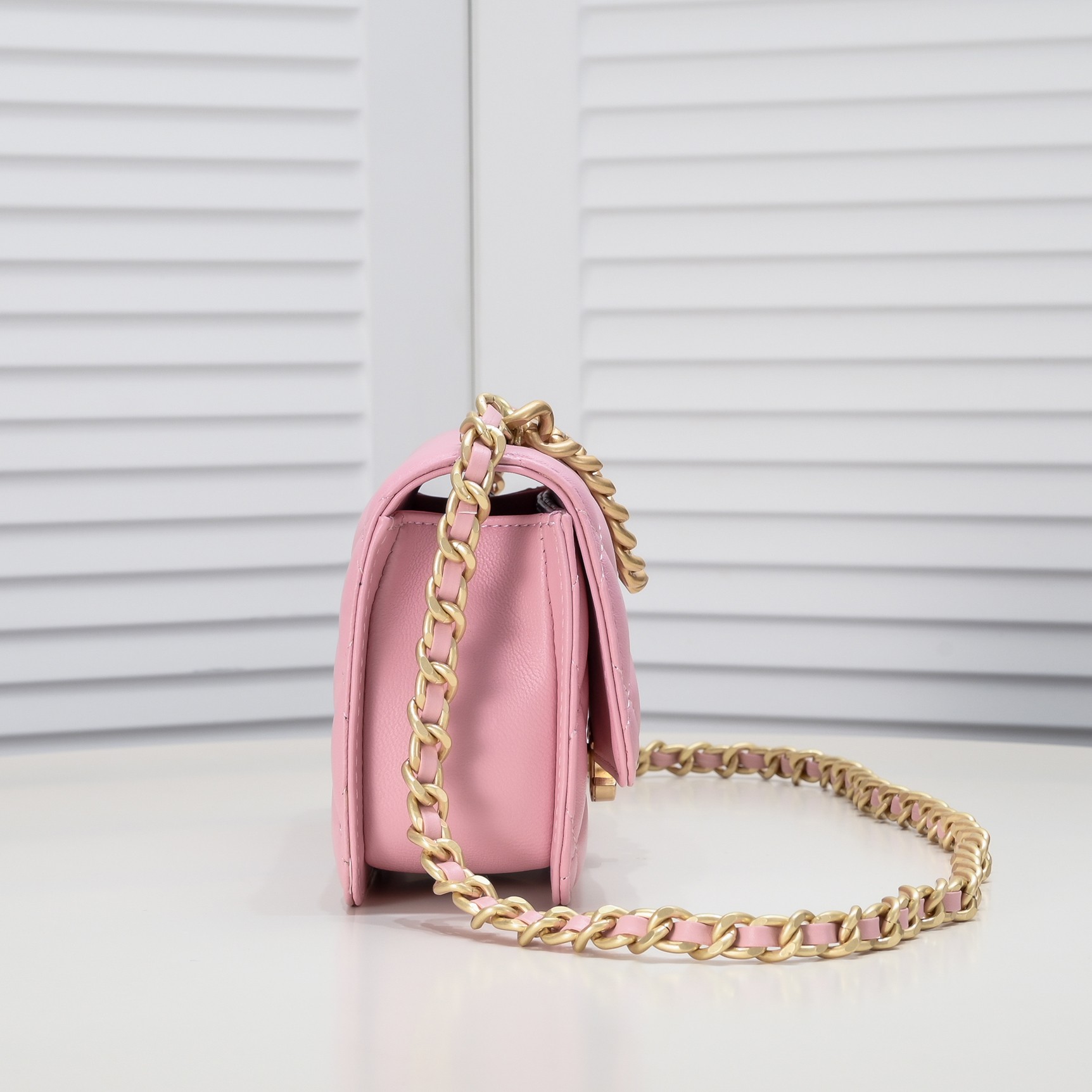 Chanel Soft Sheepskin Chain Shoulder Bag Handbag