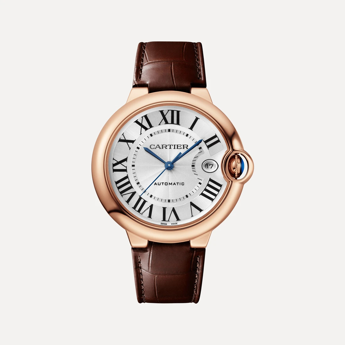 Cartier Ballon Bleu 40 mm 18K Rose Gold Men��s Watch, WGBB0035
