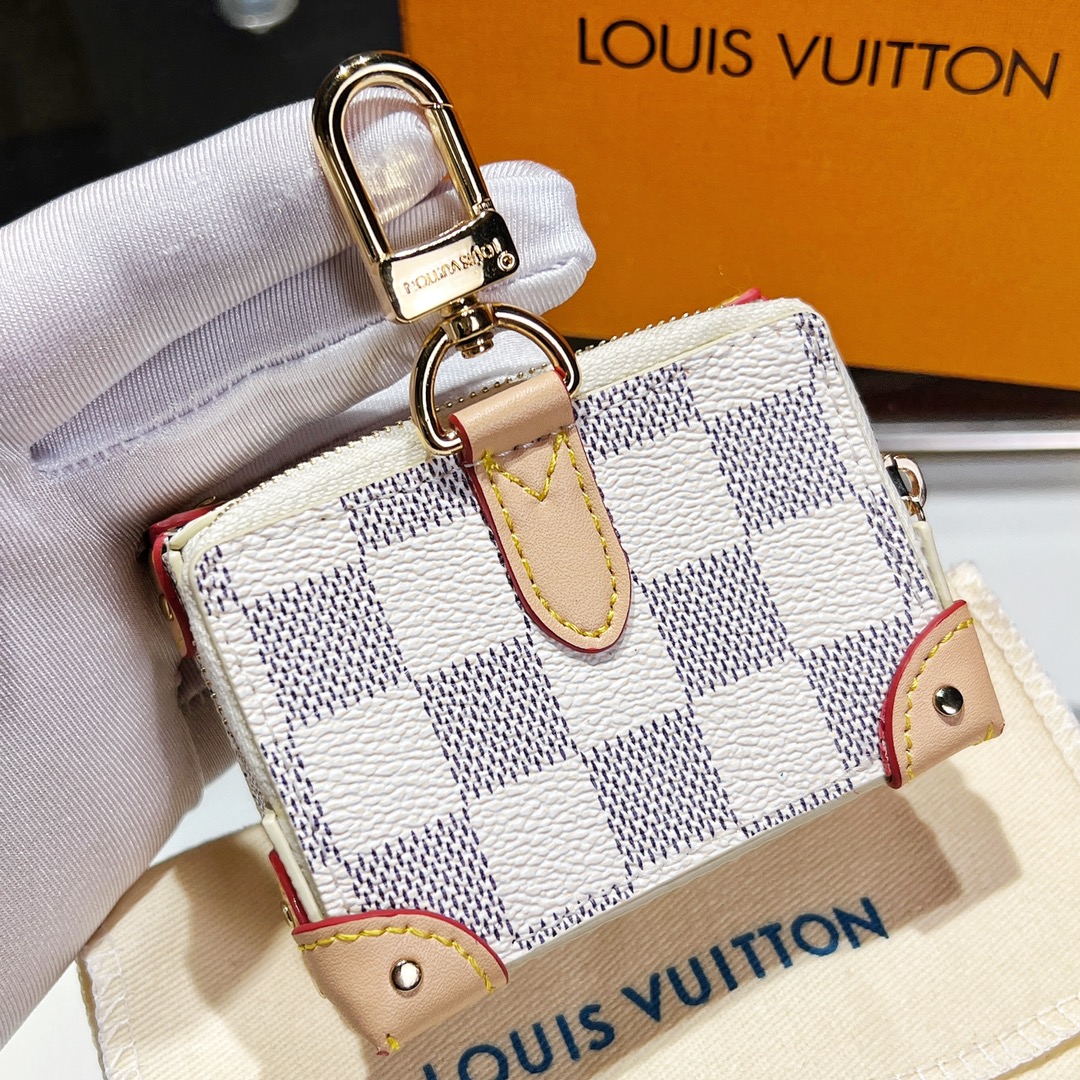 Louis Vuitton Micro Bag Leather Keychain Pendant Accessories