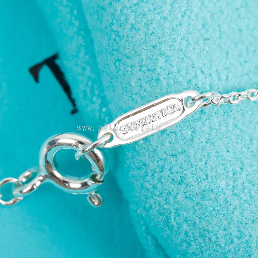 Return to Tiffany Tiffany Blue Double Heart Tag Pendant in Silver Mini