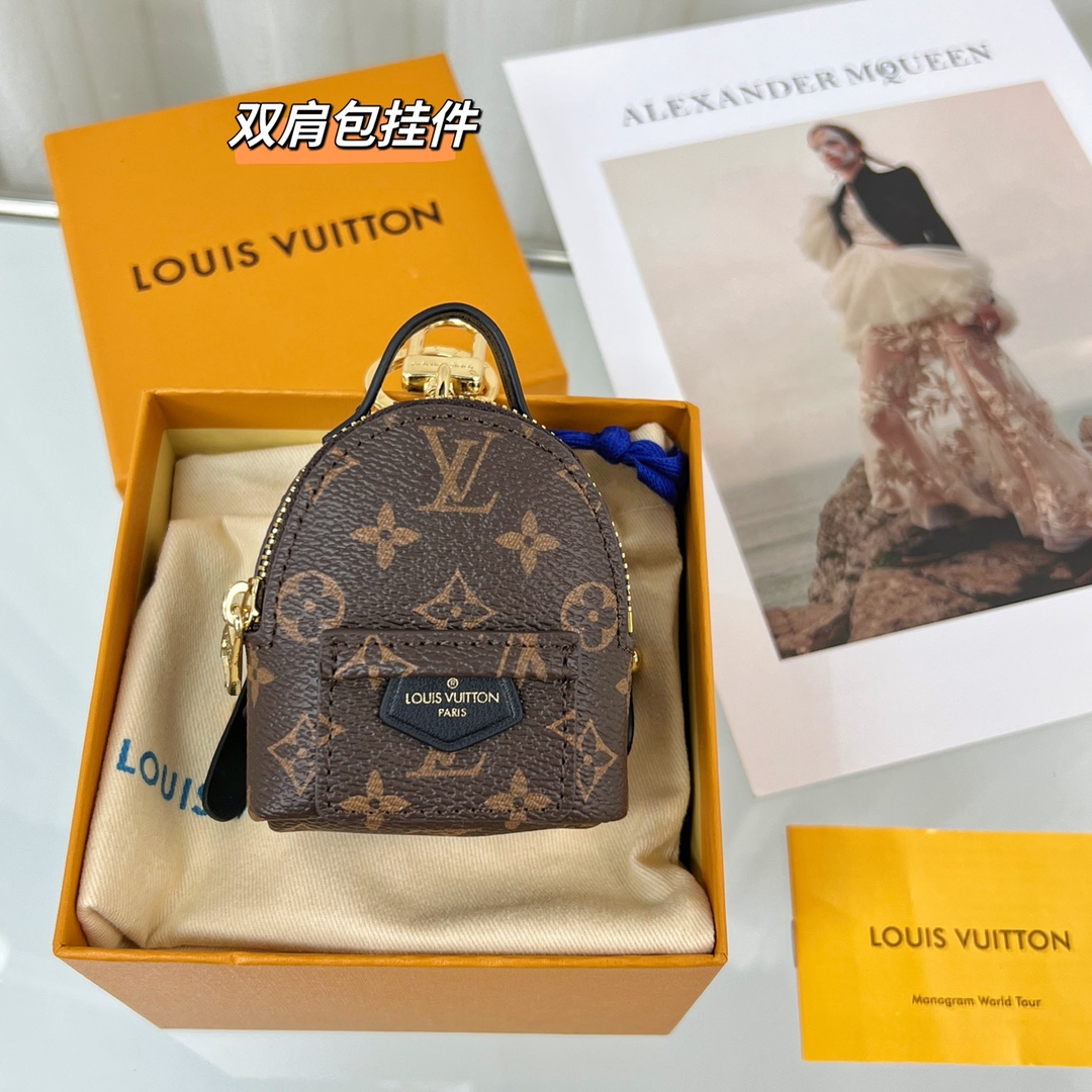 Louis Vuitton Micro Bag Leather Keychain Pendant Accessories