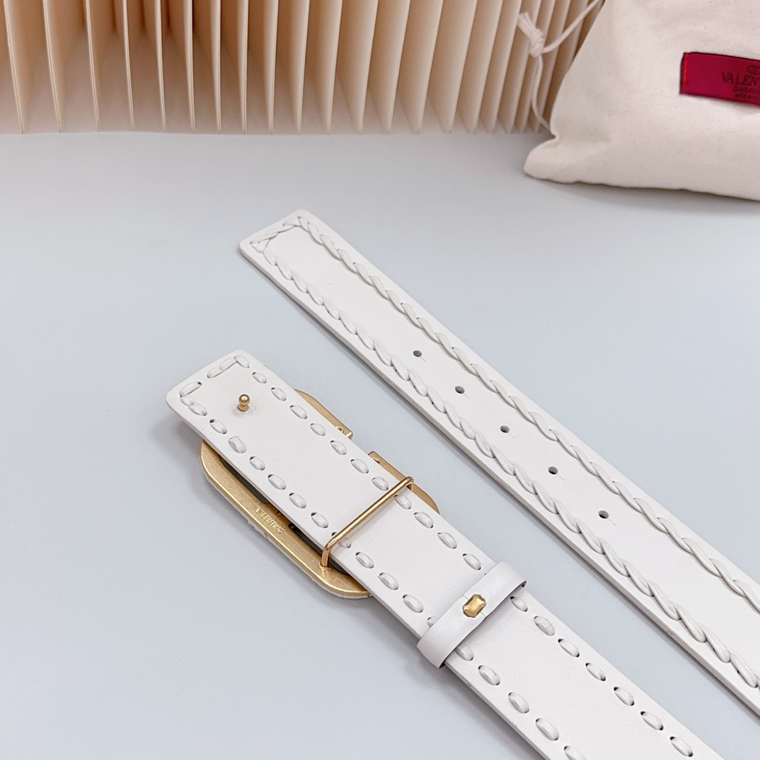 Valentino Leather Belts 1:1 Mirror Version