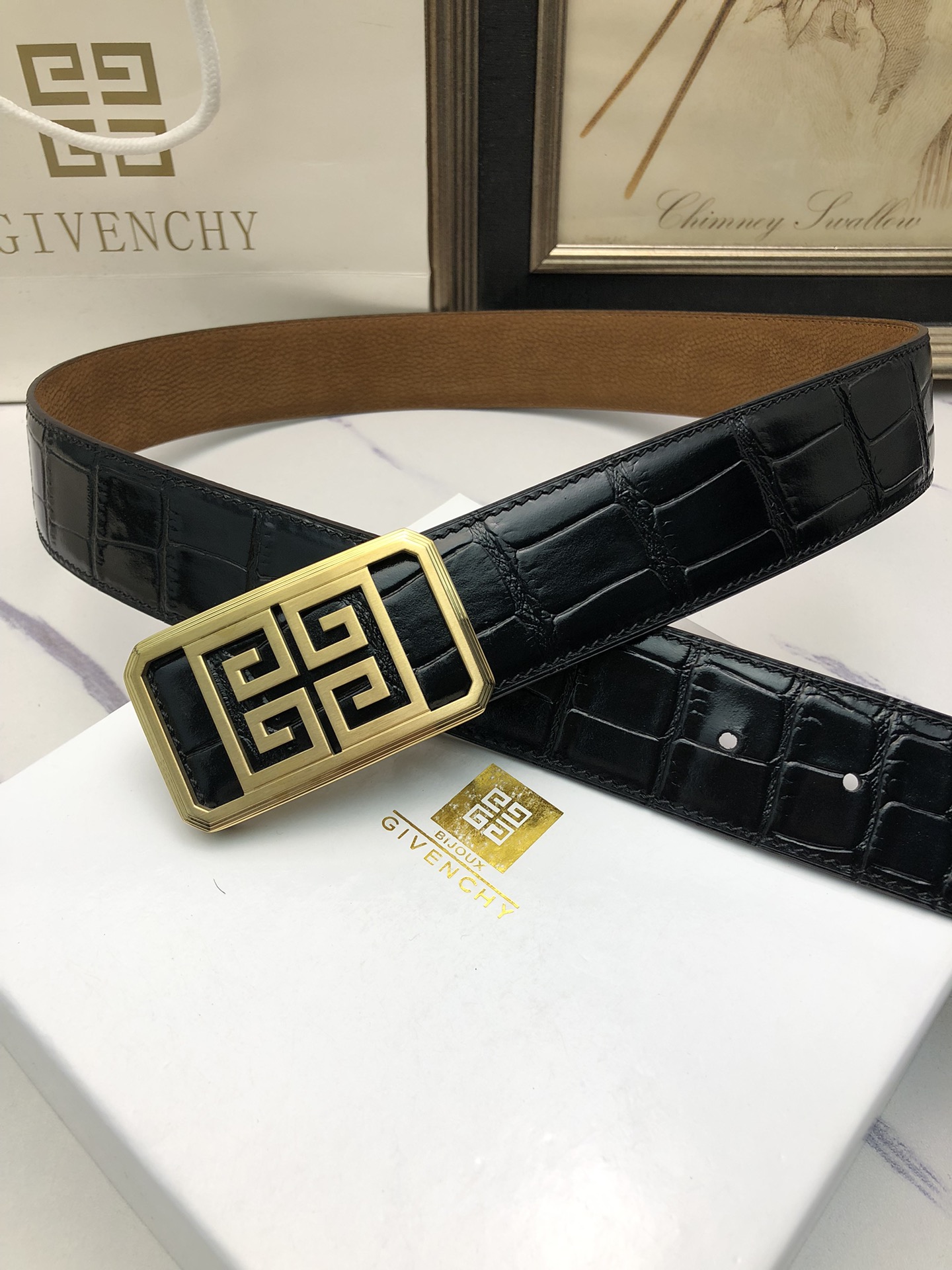 Givenchy Leather Belts 1:1 Mirror Version