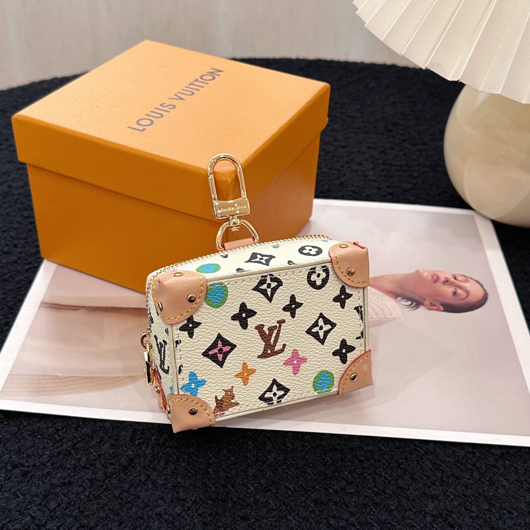 Louis Vuitton Micro Bag Leather Keychain Pendant Accessories