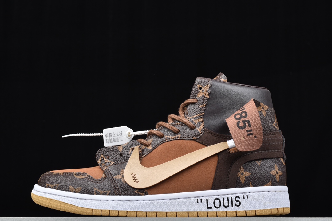 Louis Vuitton x Air Jordan 1 flower QY726210