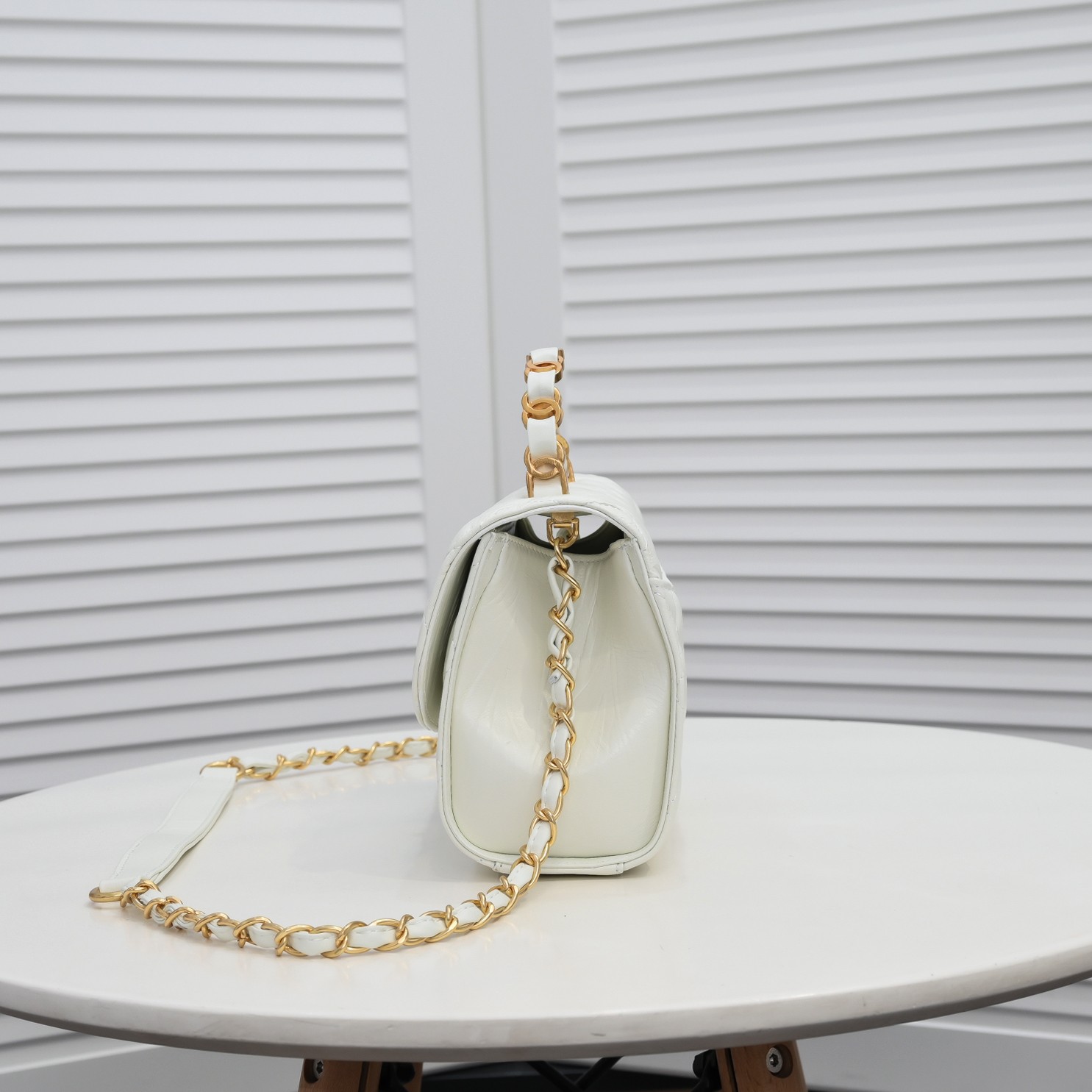 Chanel Handle Double C Shoulder Bag Handbag