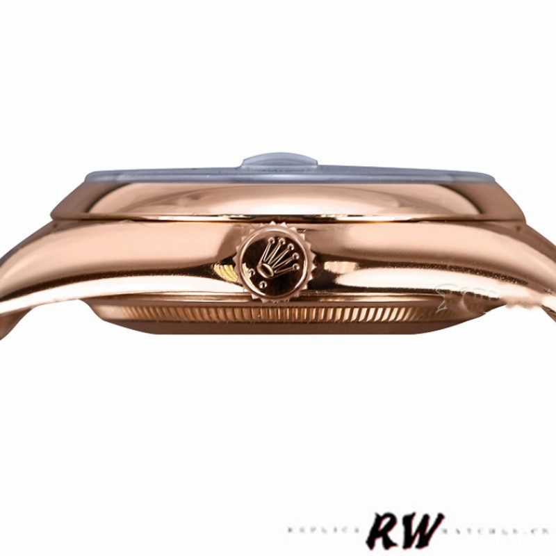 Rolex Day-Date 118205 Rose Gold Chocolate Dial 36mm Unisex Replica Watch