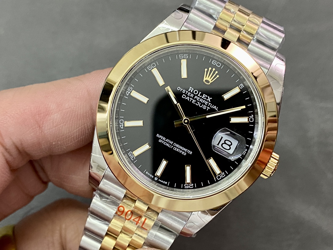 Rolex Datejust 41 Black Dial Jubilee Bracelet M126303 0014 Men's Watch